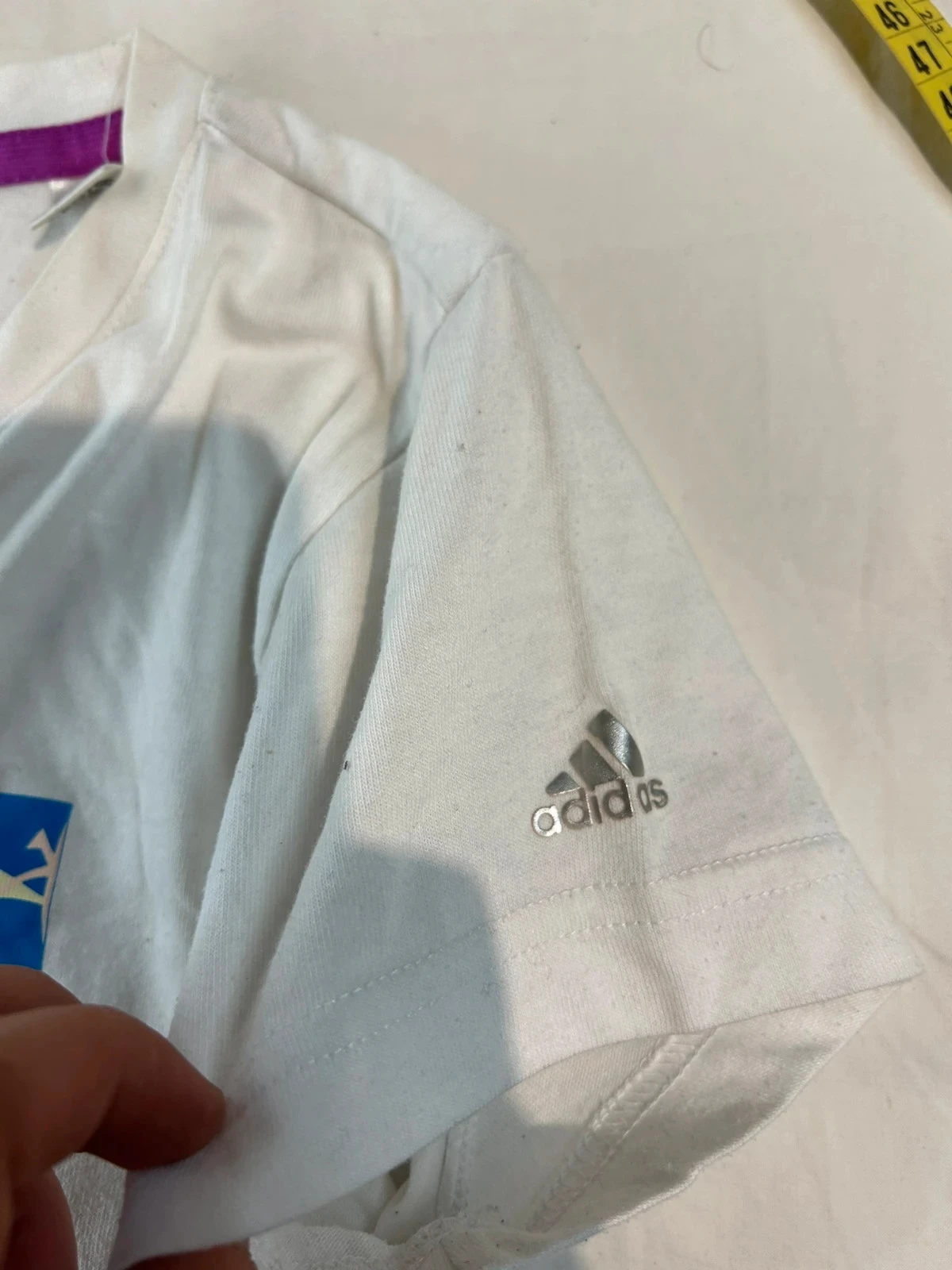 adidas printed white t-shirt size 14 years – photo 9